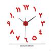 Large DIY Wall Clock ,Bedroom ,Modern, Art Decorative Simple Creative Acrylic