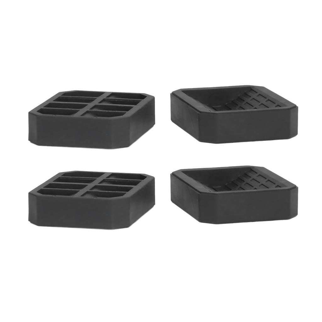 4Pcs Chair Caster Fixing Pad Rubber Refrigerator Wheel Protective Cup Noise Reduction for Home