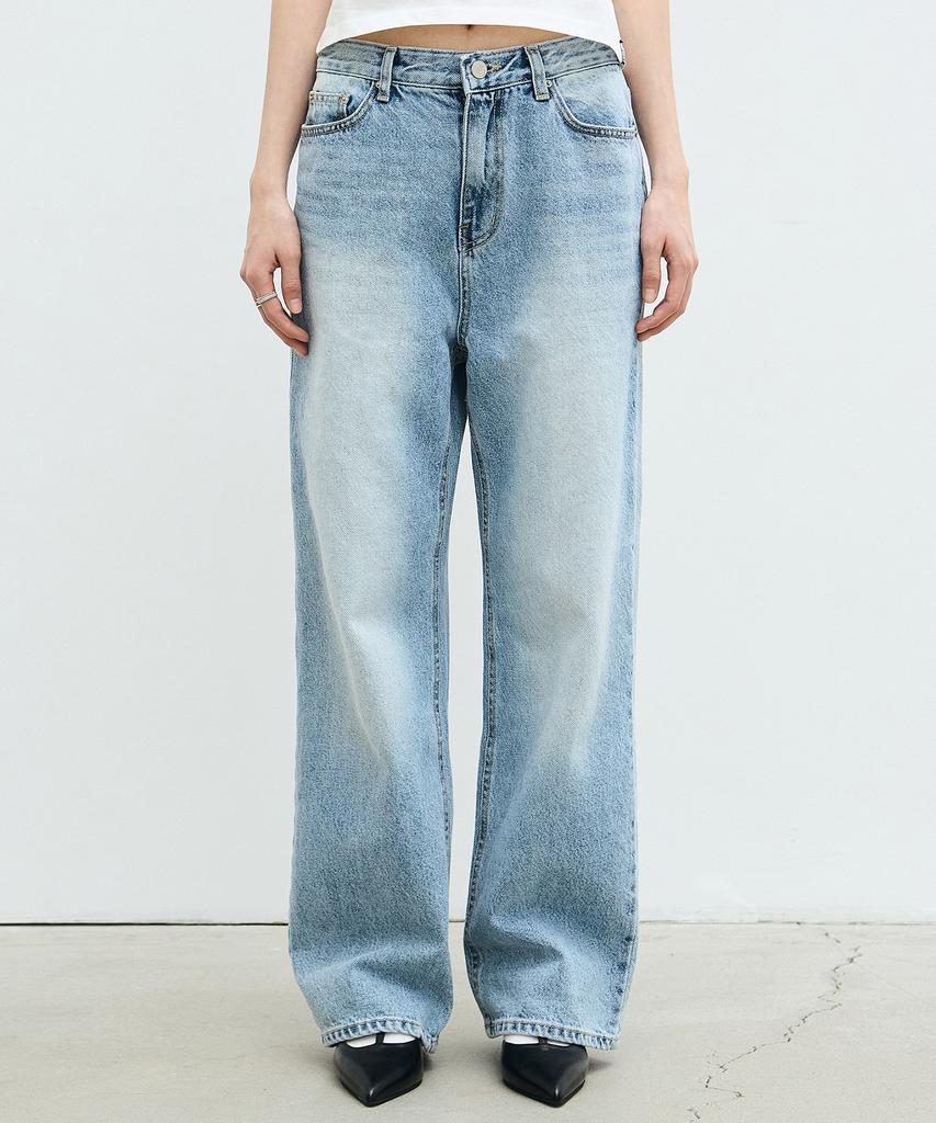 Nigaennikol Minimal Washing Wide Denim_Blue