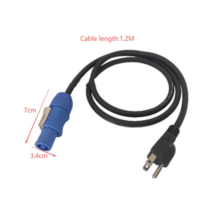 3Pin 1.2M Power Plug Power Connect Cable For Stage Light Led Beam Par Can Moving Head Dmx512 Light Event Show