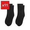 GUNZE Stocking-Look Socks SABRINA/ 2-Pair Set MidCrew Length