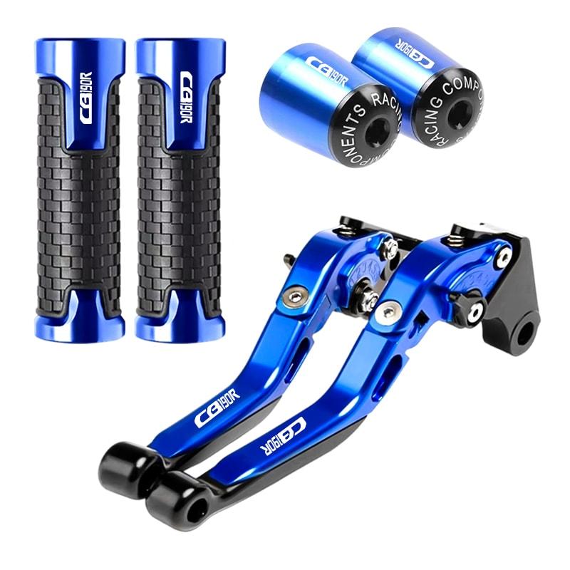 Motorcycle Brake Clutch Levers Handlebar Grips Ends CNC Aluminum For Honda CB 190R 2016 CB190R 2017