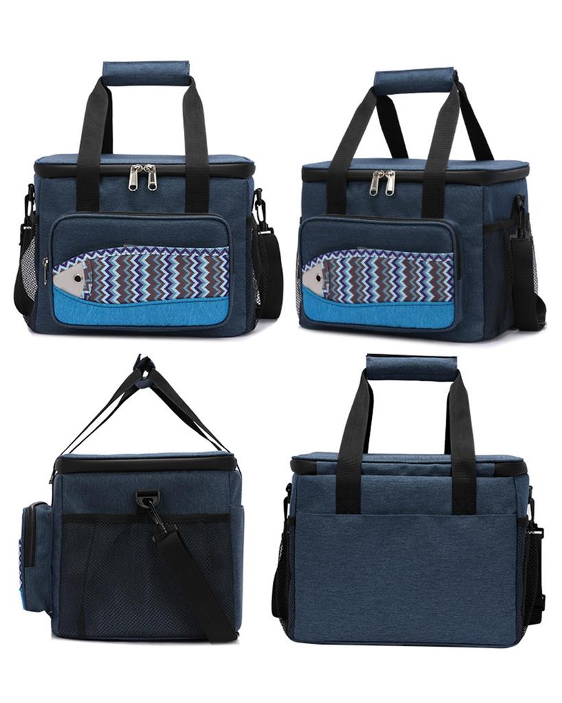 UMJCWELL 25L Large Capacity Thick Insulated Soft Insulated Lunch Foldable Perfect for Sports Cherry Blossom Club and More Cooler, Design, Waterproof,
