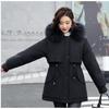 New Loose Korean Version Fur Collar with Down, Down Cotton Clothes Winter Coat