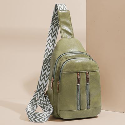 Damen Brusttasche Vintage Kleine Quadratische Umhängetasche Crossbody-Tasche