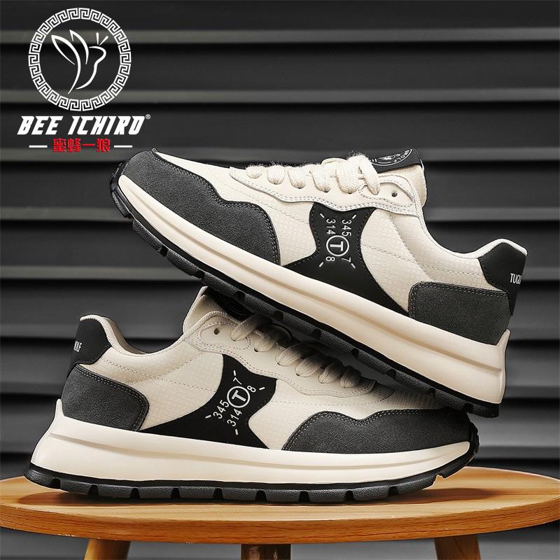 New men's shoes classical casual matte leather shoes fashion versatile dad spring and summer sports shoes