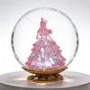 Resin Animated Movie Figurine 21cm Decorative Popcorn Bucket Jar for Candy, Snacks, Party Centerpiece, Princess Theme Room Decor