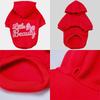 Letter Printed Dog Hoodies for Small Medium Dogs Warm Cotton Pet Clothes for Chihuahua Yorkie Bulldog Sweatshirt Hooded Pullover