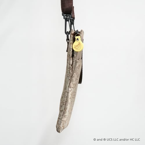 Curious George / Design Sacoche (Line Art Pattern, Ginger Beige) UND49161H Beige