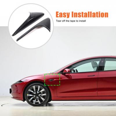 ABS Carbon Fender Side Marker Cover Trim For Tesla Model 3 Y Model S X +
