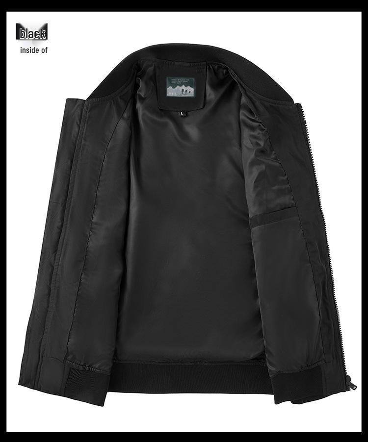 Men's Multi-pocket Water-resistant Bomber Jacket - European & American Style 8809