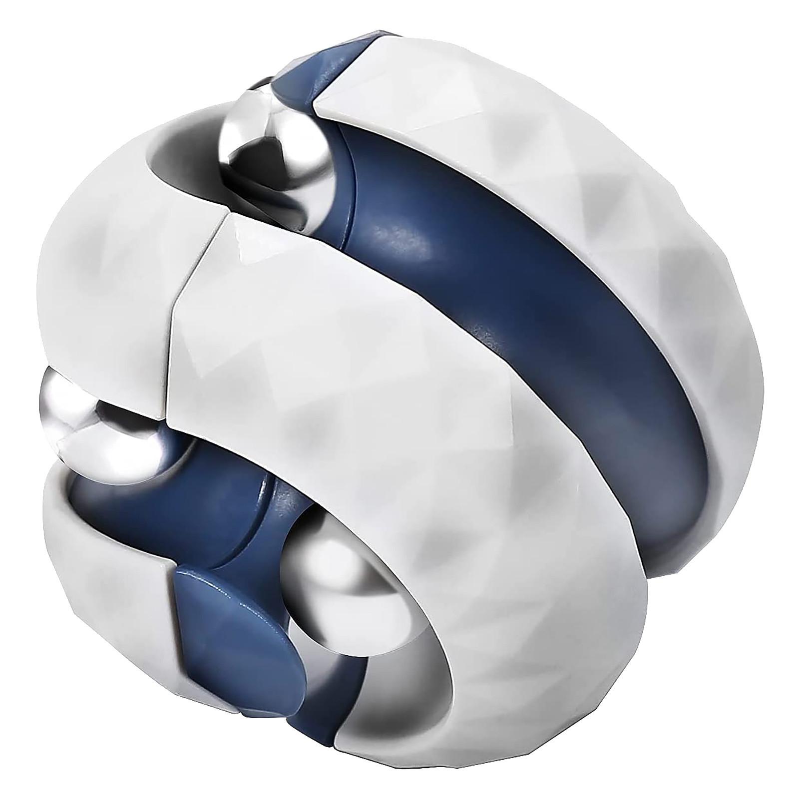 

Шариковая дорожка, декомпрессия, пинбол, палец, гироскоп, новинка, интеллектуальные игрушки, креативные игрушки для декомпрессии One Size белый