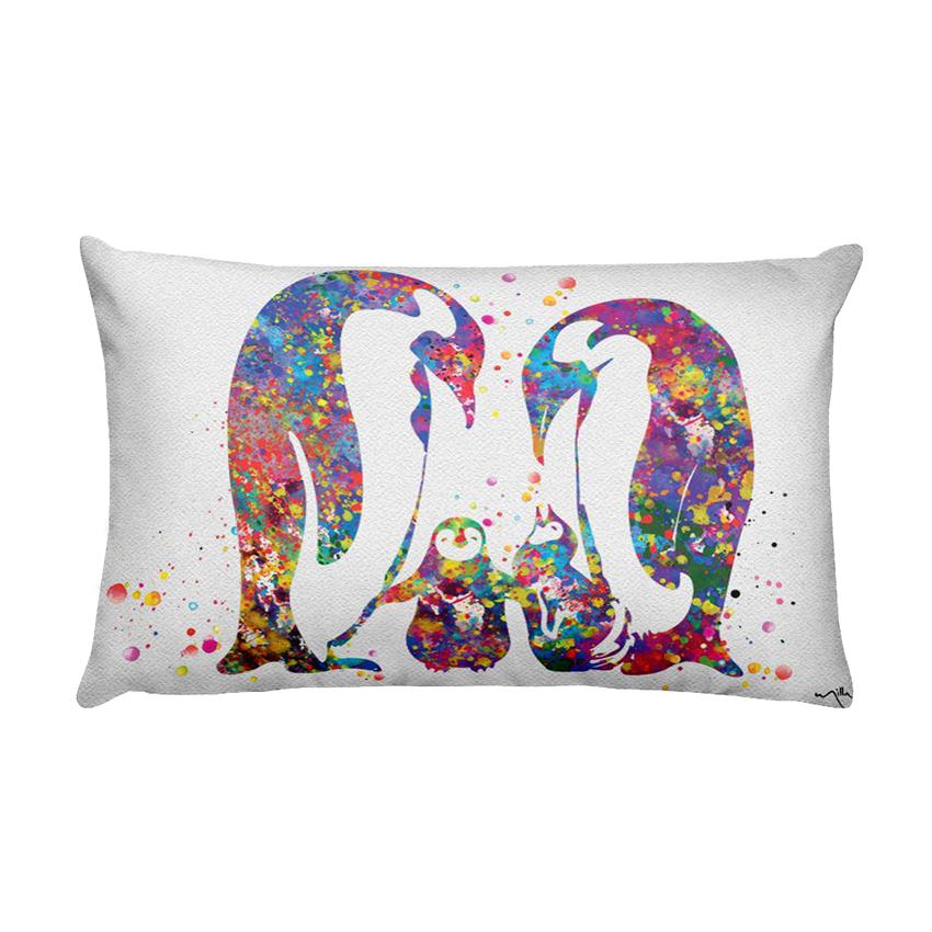 45*45cm Polyester Zen Yoga Art Watercolor Print Pillowcase Home Decoration Sofa