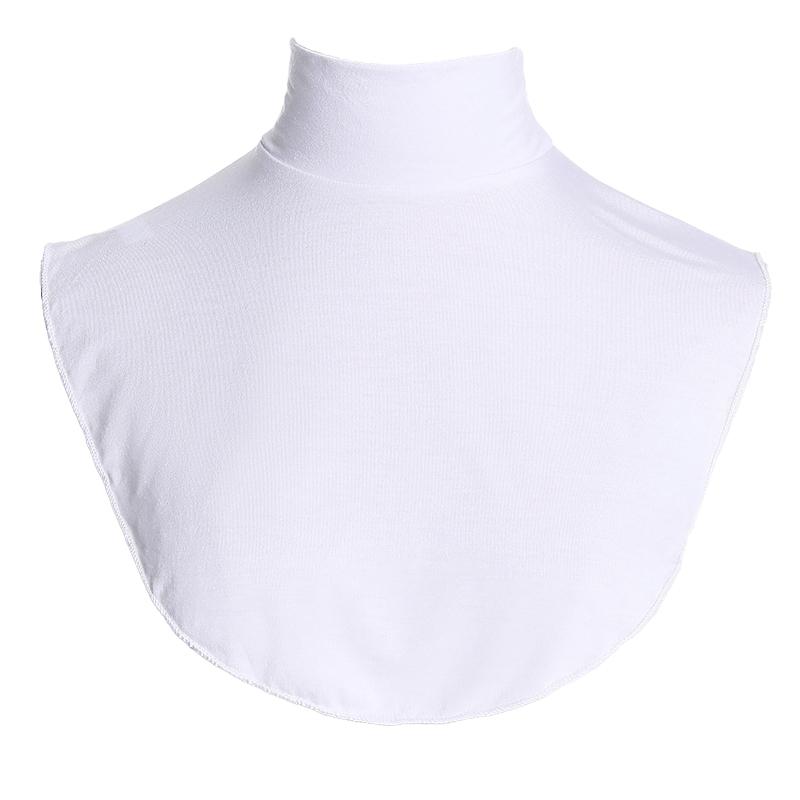 1 Stück Rollkragen Damen Nackenwärmer Halbtop Modal Abnehmbar Einfarbig Hoher Halsüberzug Falscher Kragen