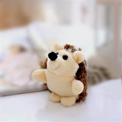 1PCS Cute Plush Hedgehog Toy Small Pendant Creative Mini Soft Stuffed Animal Toys Birthday Girls Playmate Gift 10CM