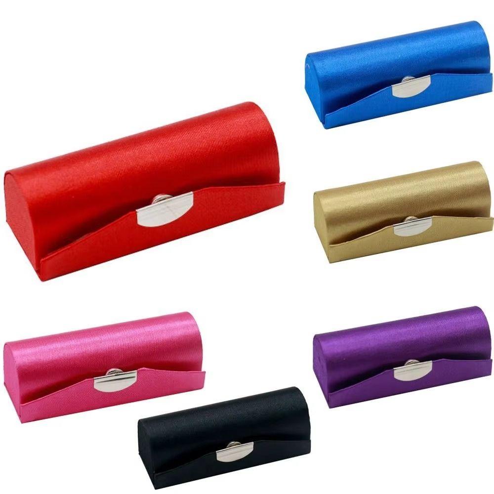 Silk Lipstick Case Solid Lipstick Storage Box Fashion Lipstick Organizer  Vanity Storage