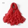 58 Colors Women Candy Color Voile Scarf Plain Solid Pashmina Female Warm Cotton Viscose Scarves Blanket Shawls And Wraps Bufanda