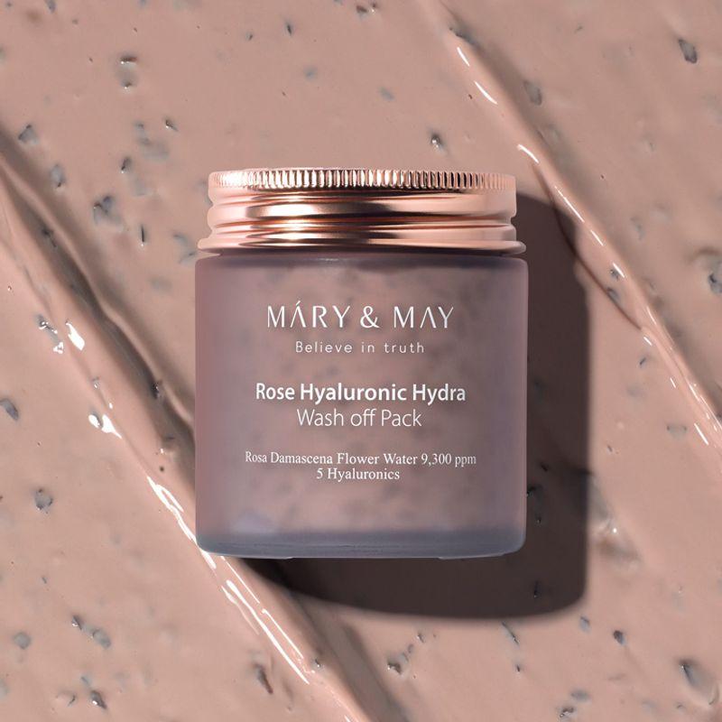 Mary&May Rose Hyaluronic Hydra Wash Off Pack Duo (125g * 2ea)