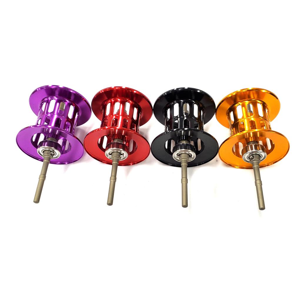 VISPREA Replacement Spool for Daiwa CC80 CR80 Baitcasting Reels Shallow Bait Finesse Metal Reel Reel for Bait Finesse and Lightweight YU301 / - Spool,