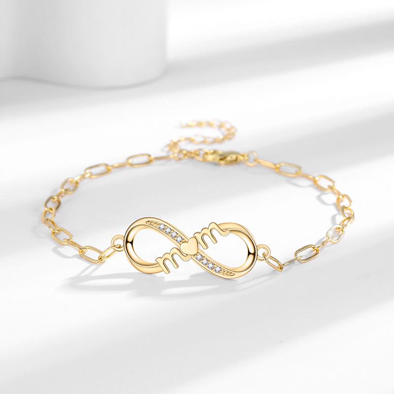 Heart-Shaped Paperclip Bracelet Gift for Mom - Mother's Day Special