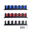 Wall Mounted Fishing Rod Holder Lightweight Simple Installation Vertical 6-rod Rack Organizer With Screws
