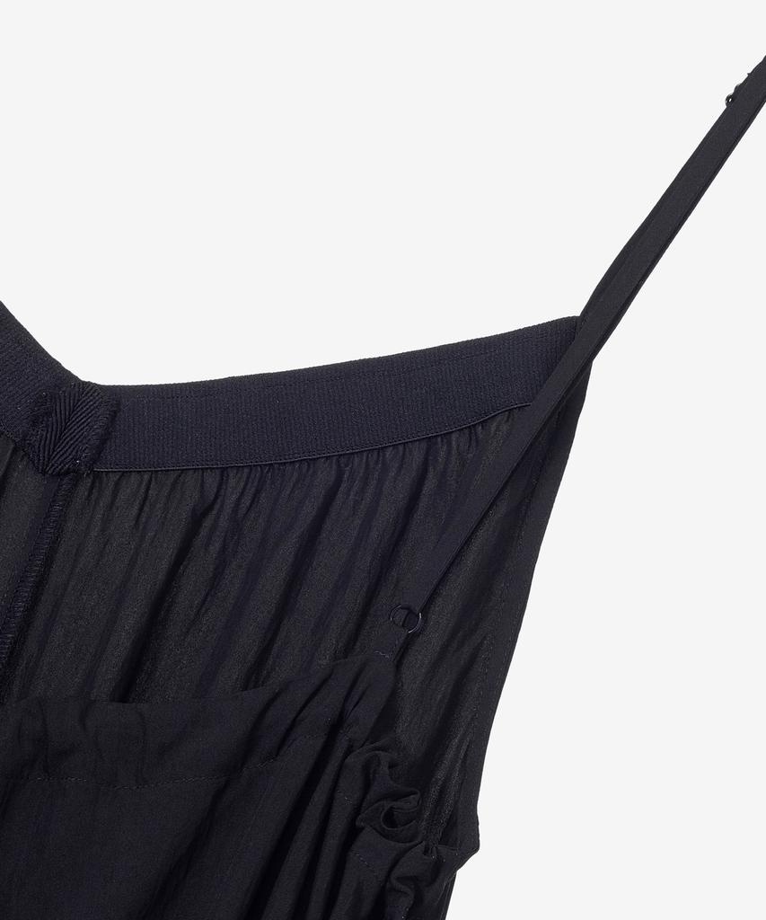 Mind Bridge Woman [W] V-Neck Black Sleeveless Long Dress