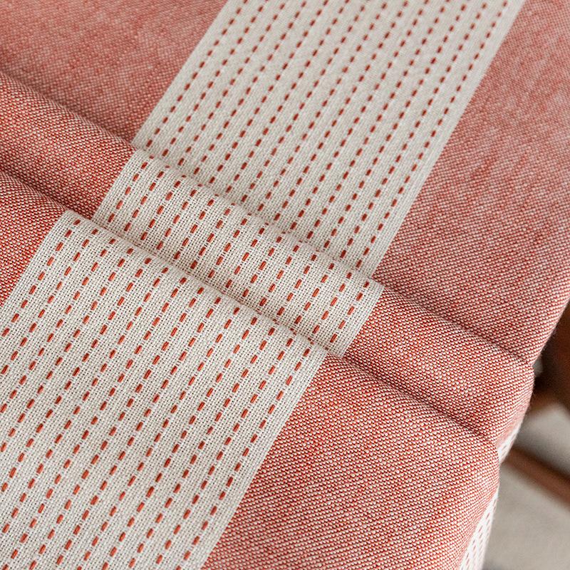 Ins Nordic Plain Striped Tablecloth Cotton And Linen Fringed Lace Dining Table Cover Party Tablecloth Square Table Ins Style