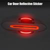 4PCS Car Door Reflective 3D Universal Decal Tape Open Stickers Warning Mark Night Driving Safety Lighting Luminous Decor Auto Door Stickers