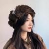 Warm Earflap Military Hat (White)