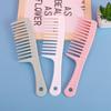 Wide Tooth Plastic Hair Comb - No Tangles, Easy to Use for Long Hair