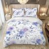 3D Floral Pattern Duvet Cover Set Queen Size Four Seasons Bedding Set Home Decor Room Decor 3 Piece Set With 2 Pillowcases
