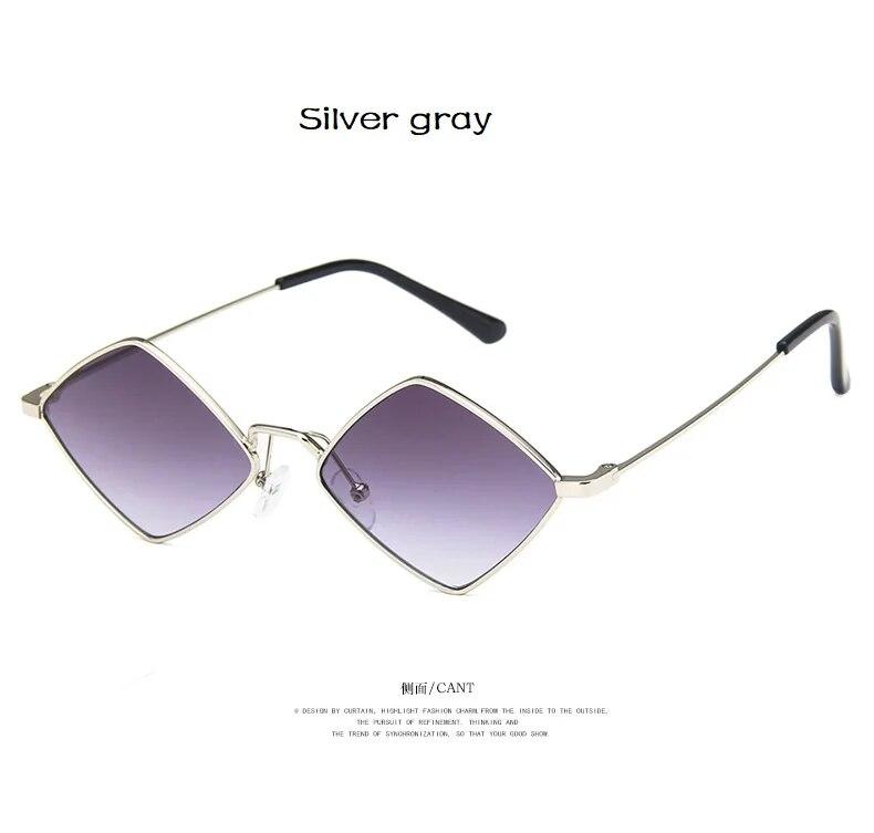

Женские металлические солнцезащитные очки, винтажные солнцезащитные очки в небольшой оправе Uv400, женские очки gradient gray