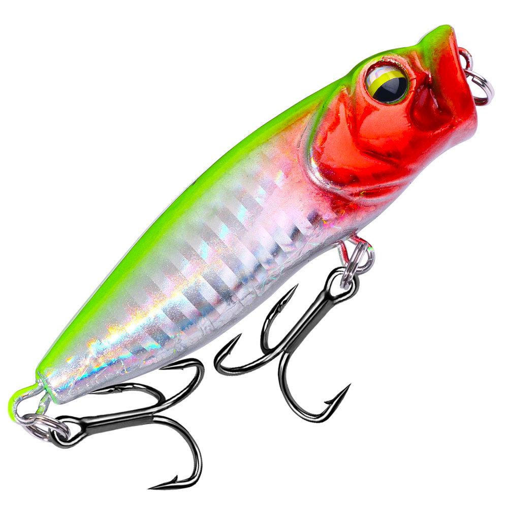 

Плавуча приманка-воблер Zigzag Minnow Popper для далеких закидань та риболовлі на щуку 7cm-8g-#6 Hook