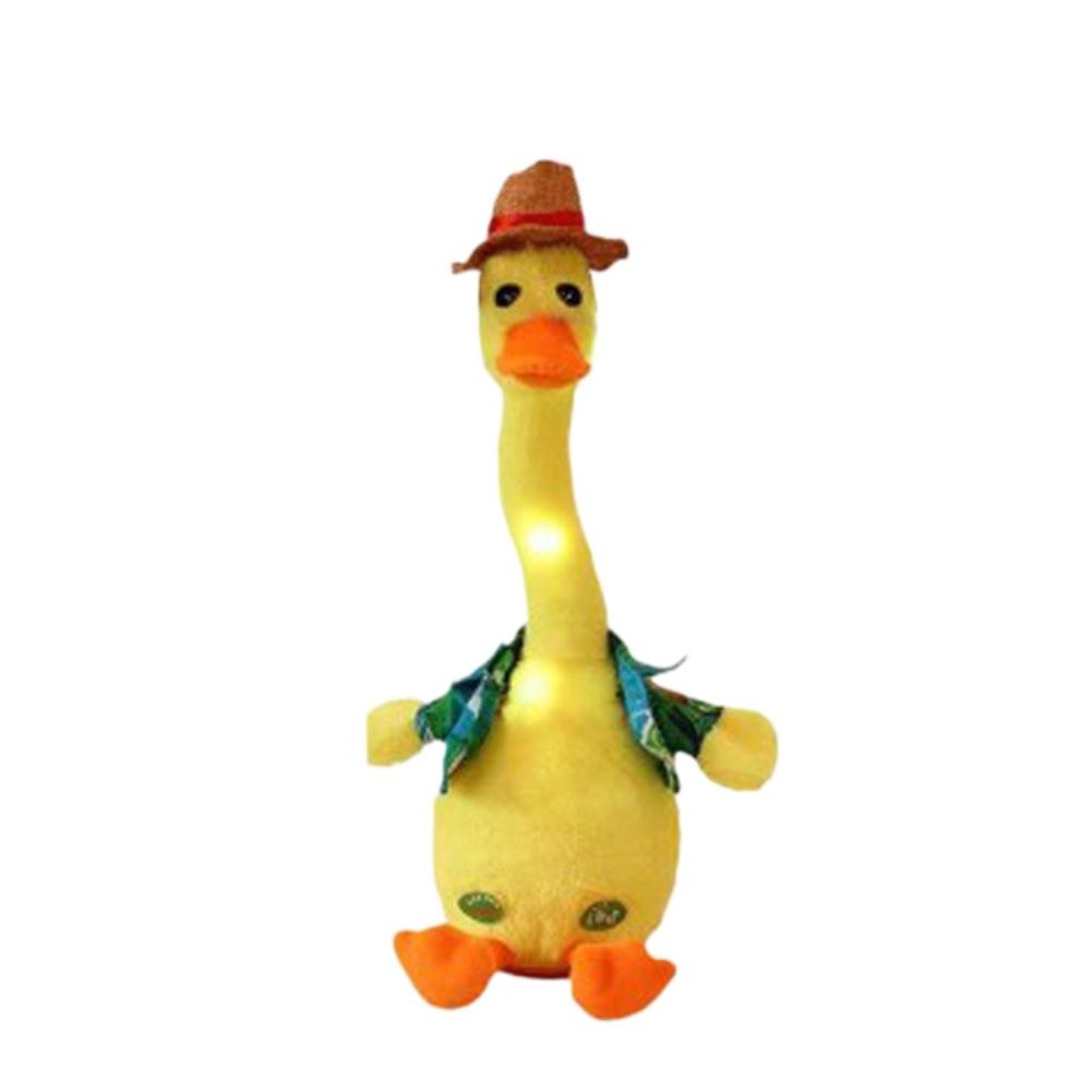 Talking Animals Electric Duck Plush Toy Music Singing Dancing Duck Toy  Children