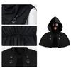 Futuristic Role Play Cloak Head Cover Set Polyester Halloween Party Costume Head Cover For Conventions And Cosplay Event