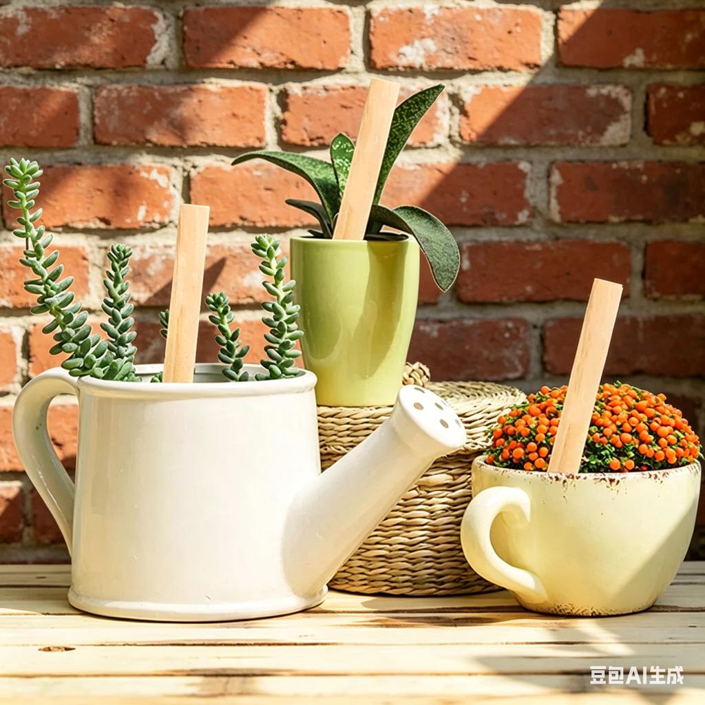 Bamboo Plant Labels Eco-Friendly Wooden Plant Signage Card Tags Garden Markers for Seed Potted Herbs Flowers Vegetables Tools