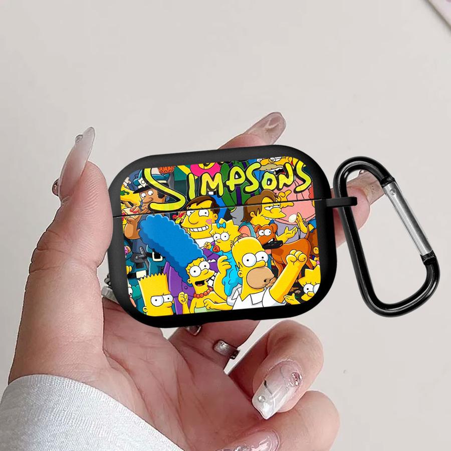 Case For Airpods Pro3 2 Pro2 4 3 Pro 1 Earphone Cases Cover Homer Cute Simpsons