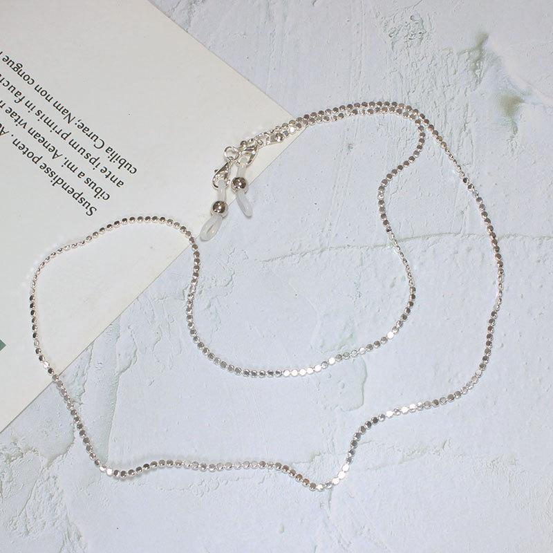 

Korean Steamed Bread Chain Glasses Chain Pendant Color Retention Non-Slip Sunglasses Hanging Chain Hipster Fashion Jewelry Mask Hanging Chain