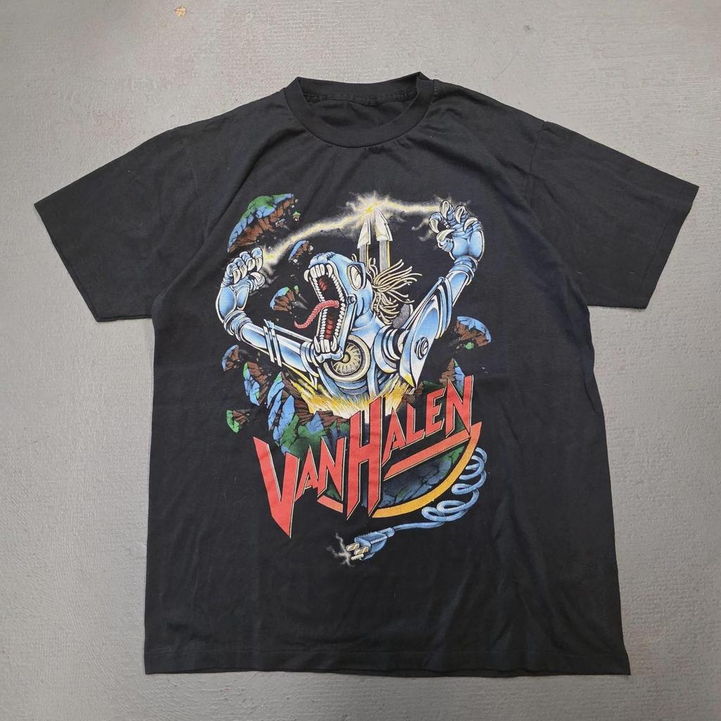 Vintage Grafik Van Halen "KICK ASS" T-Shirt Unisex Größe S-4XL