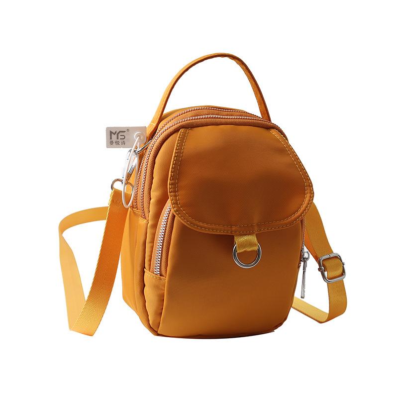 Casual style Oxford cloth portable small satchel Harajuku style women's shoulder crossbody small square bag