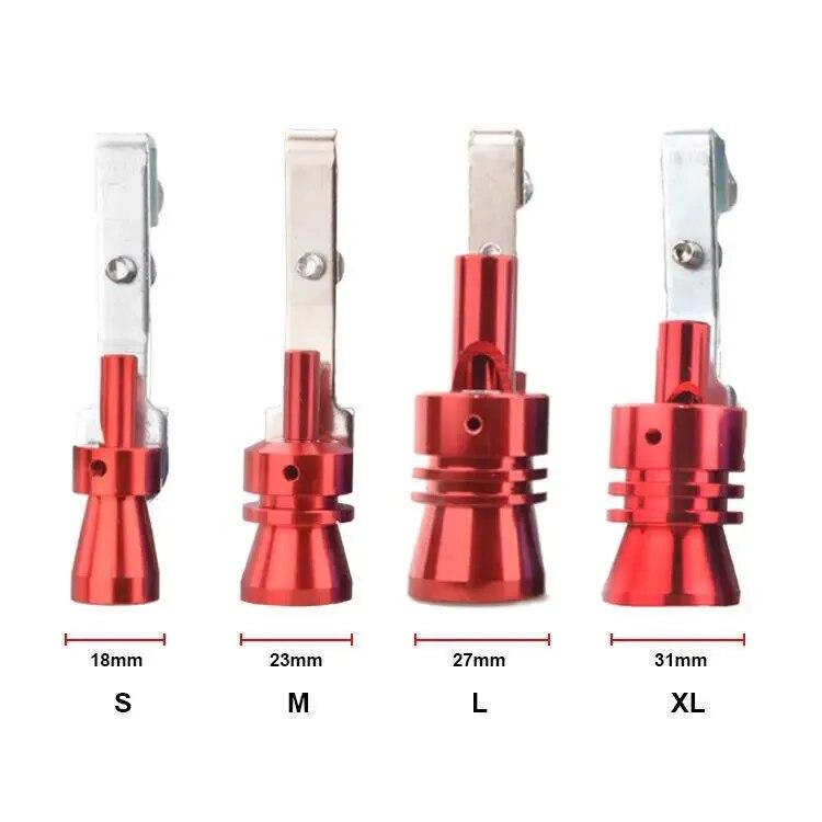 Auto modifizierte Turbinenpfeife Soundgerät Auspuffrohr Schwanz Kehle Pfeife Auto Schwanz Pfeife Ring Di Turbine Pfeife Autoteile