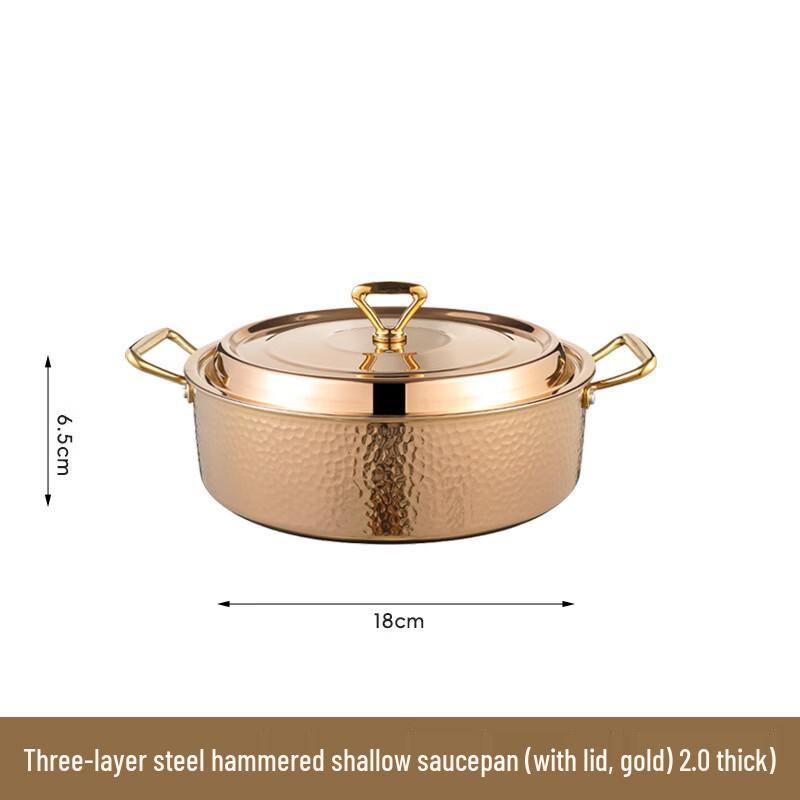 ChefQi Premium Hammered Copper Mandarin Duck Hotpot