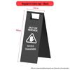 Standard A-frame Signs: Hotel, Commercial, Hospital, Warning, Toilet, Caution Steps, Slippery