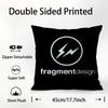Lightning F-Fragment D-Design Pillow Case Plush Fabric Soft Double Sided Print Sofa Cushion Cover Throw Pillow Covers