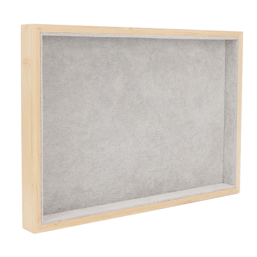 Dřevěný zásobník na šperky Classic Elegantní víceúčelové zásobníky na šperky odolné proti poškrábání na náušnice