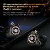 Premium Gaming Earphones Enhances Low Frequency Performances Wire Headphones Tuning Replaceable Cable Secures Fit