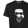 Karl Lagerfeld Cartoon Print Round Neck Short Sleeve T-Shirt Men Tops Black 755070521250990