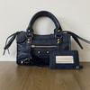 Women's Mini Crossbody Tassel Bag - Medium/Small Size, Motorcycle Style