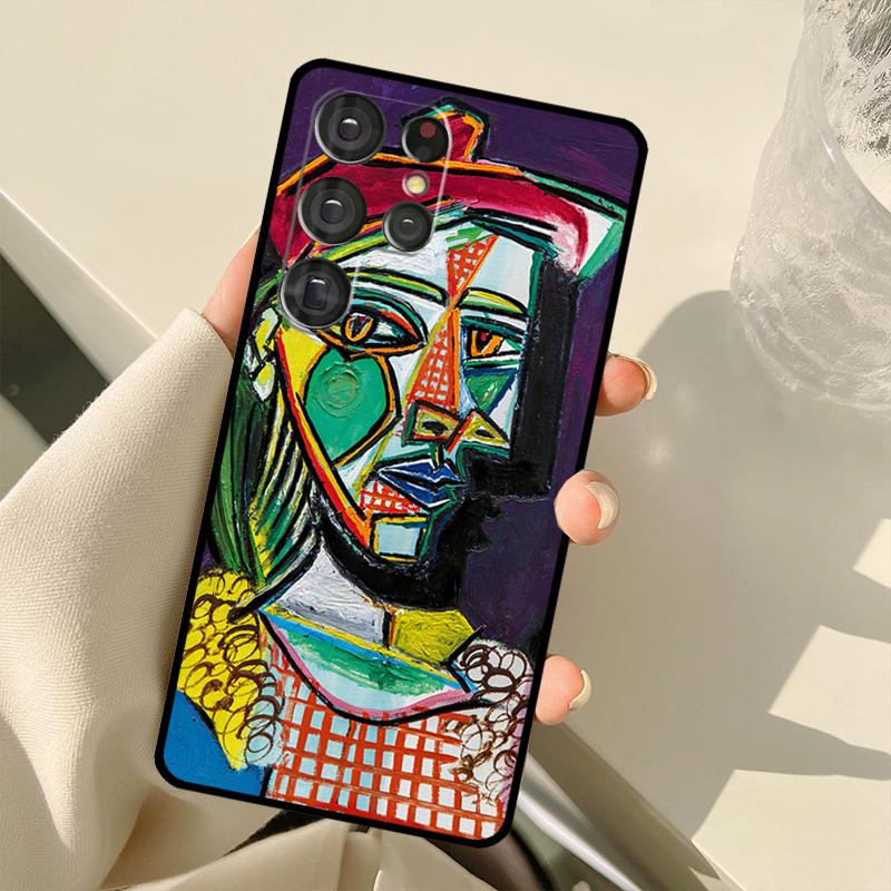 Painting Picasso Abstract Art Case For Samsung Galaxy S25 Ultra S21 S22 S23 S24 Ultra S9 S10 Plus S20 FE S25 FE Back Cover
