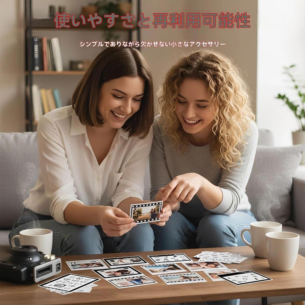 Vintage Photo Frame Stickers for Fujifilm Instax Wide 400 300 210 EVO Instant Camera Retro Style Camera Accessories for Scrapbook Decoration DIY Craft